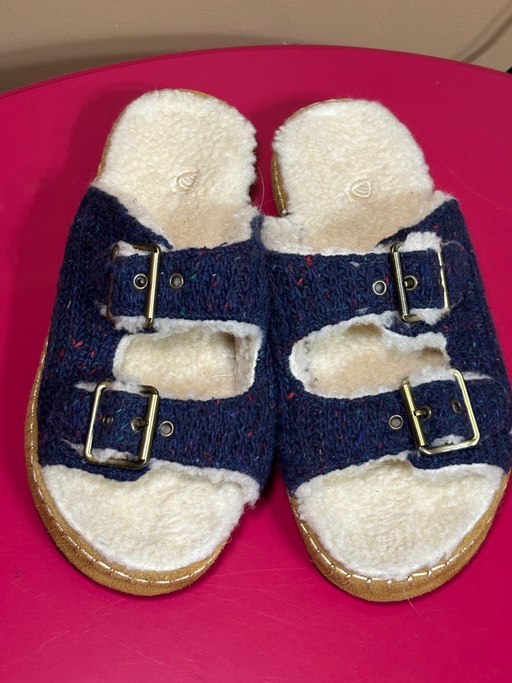 Acorn Tan Rubber Sole with Suede Trim